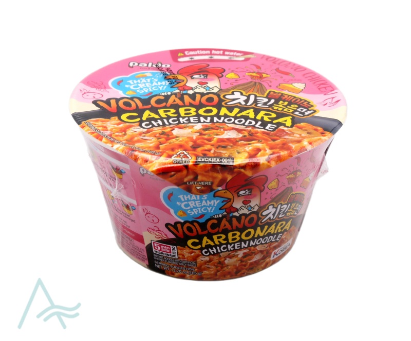PALDO VOLCANO CARBONARA CHICKEN NOODLE BOWL; 105g
